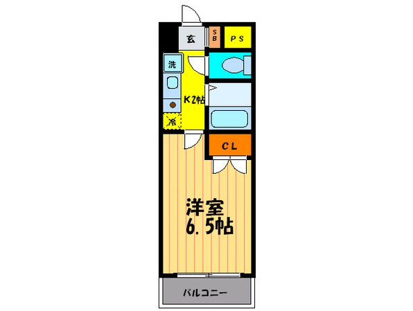 京卓ハイツの物件間取画像